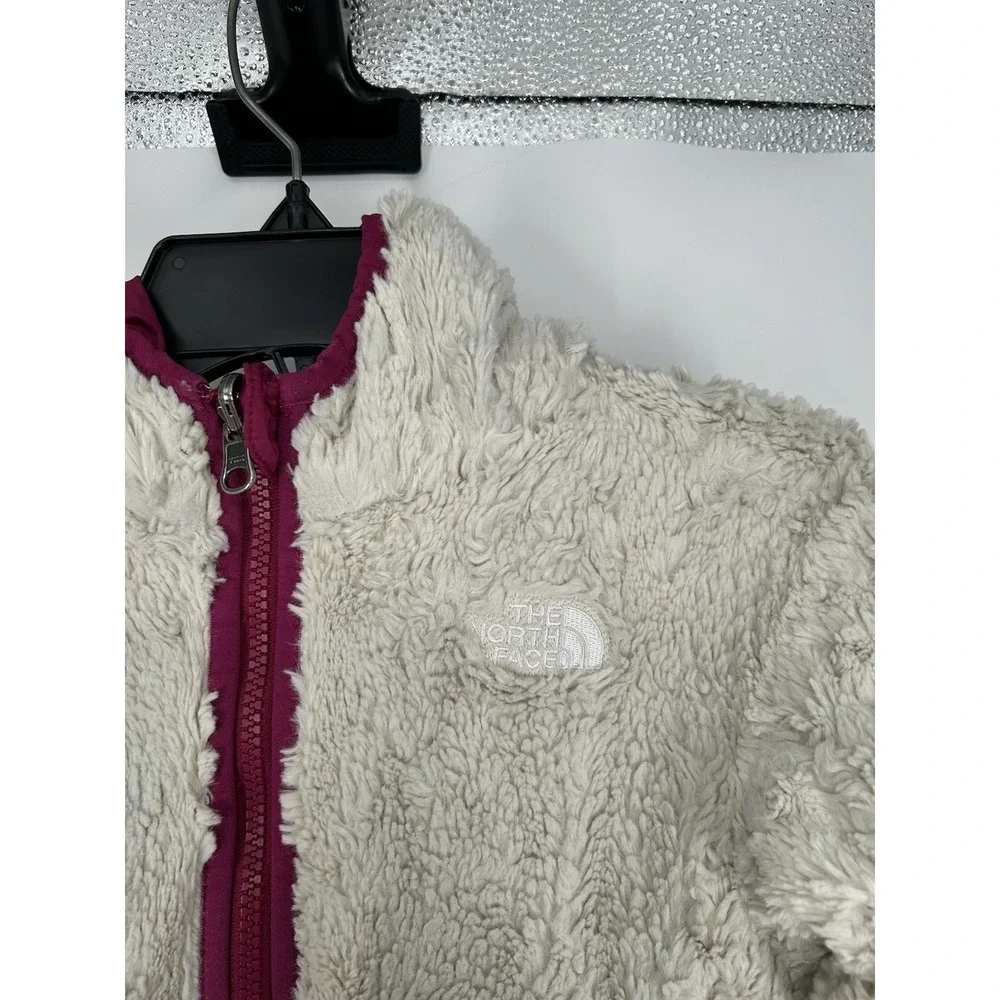 The North Face Reversible Puffer Jacket Sherpa Kids Toddler Toddlers Size 4 4T‎